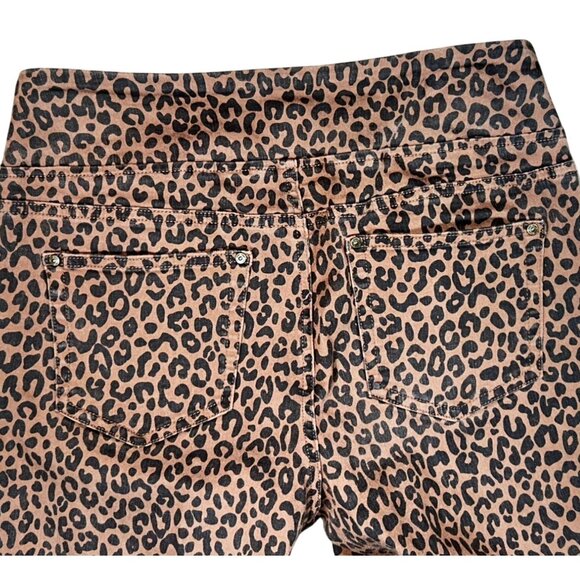 (5 for $25) belle Kim Gravel Pull On Jeggings in Animal Print Size 10 - Picture 7 of 8
